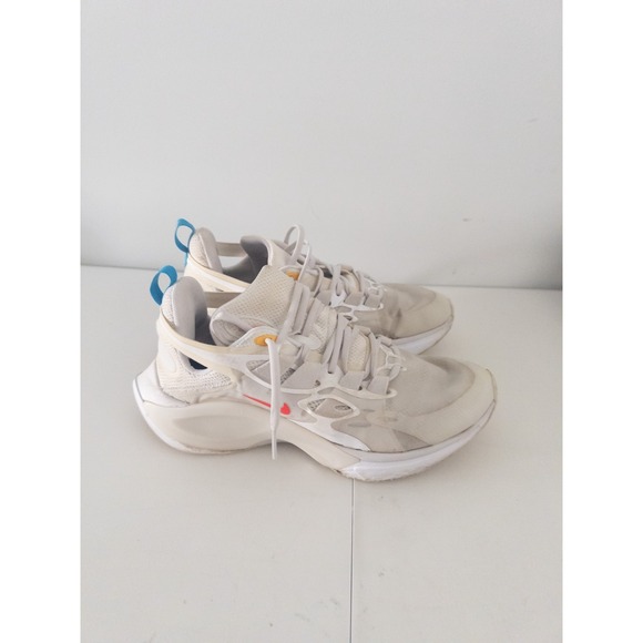 Nike‎ Signal Ivory Womens Shoes Training Sneakers Running US 10 Logo Red Summit - Picture 7 of 12